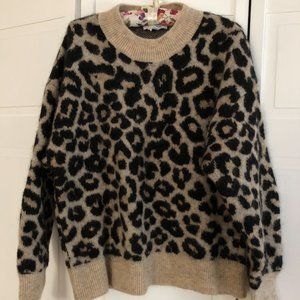 & Other Stories Leopard Print Sweater